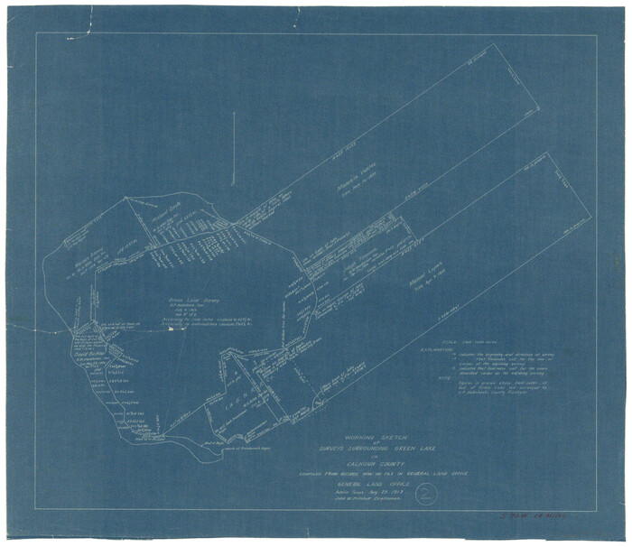 67817, Calhoun County Working Sketch 2a, General Map Collection