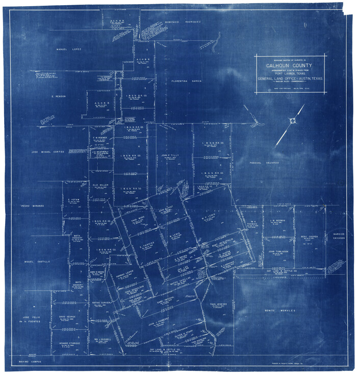 67825, Calhoun County Working Sketch 9, General Map Collection