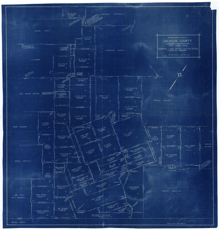 67825, Calhoun County Working Sketch 9, General Map Collection