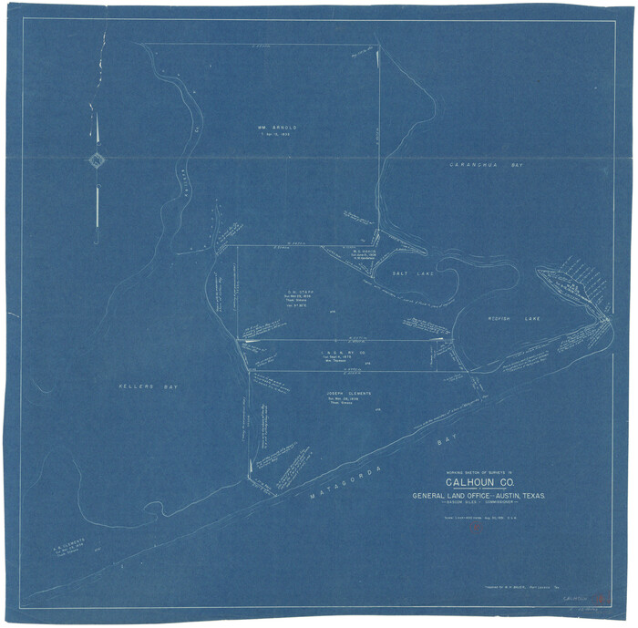 67826, Calhoun County Working Sketch 10, General Map Collection