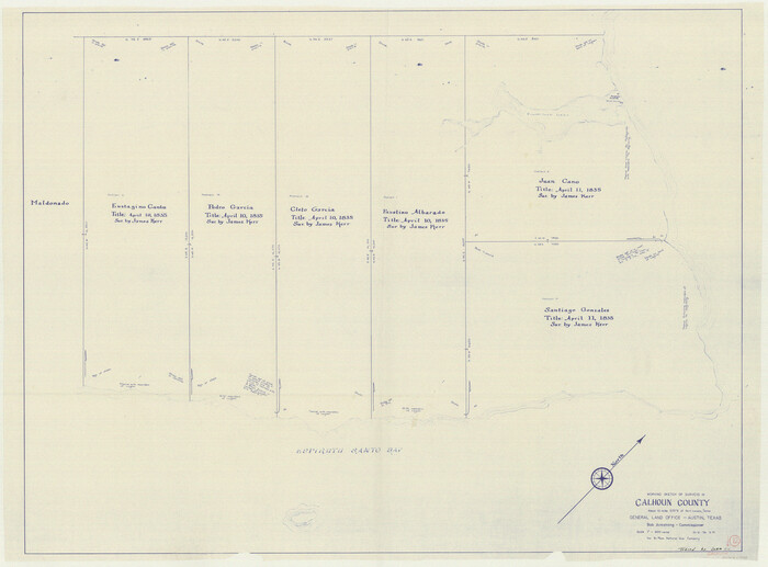 67828, Calhoun County Working Sketch 12, General Map Collection