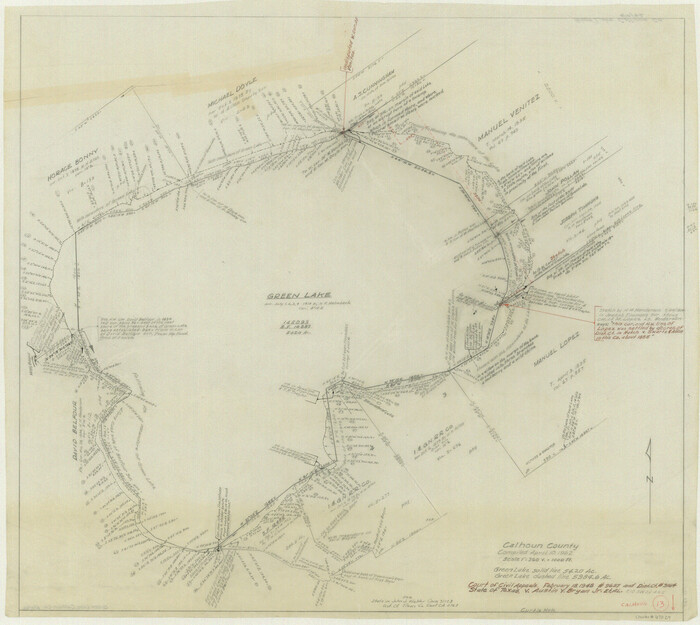 67829, Calhoun County Working Sketch 13, General Map Collection