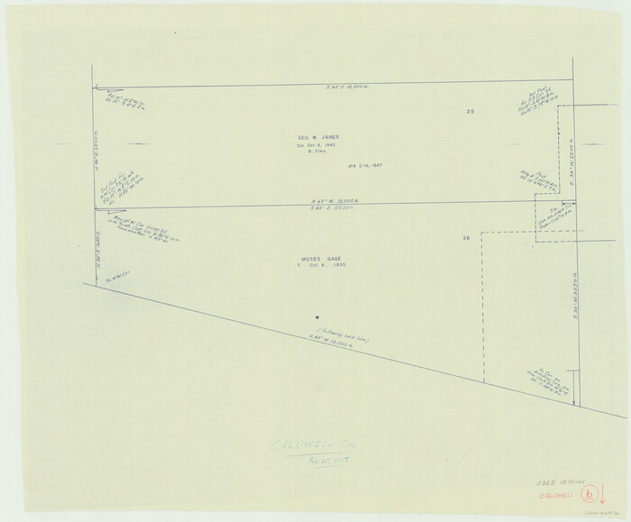 67836, Caldwell County Working Sketch 6, General Map Collection