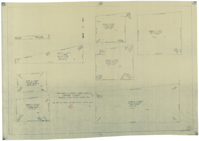 67875, Carson County Working Sketch 4, General Map Collection