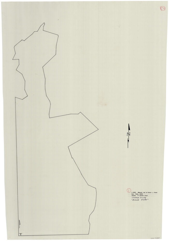 67880, Cameron County Working Sketch 1, General Map Collection
