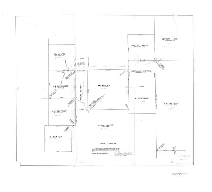 6789, Montague County Rolled Sketch 5, General Map Collection