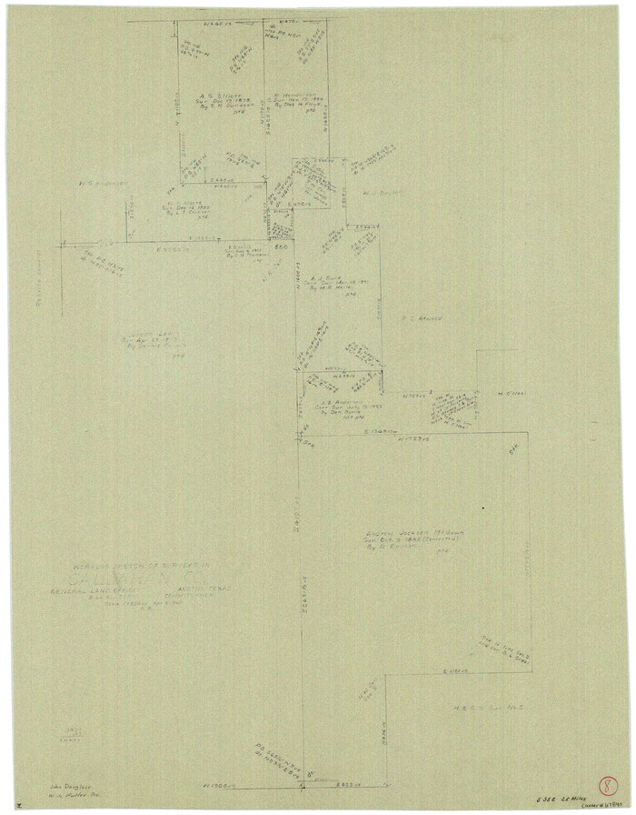 67890, Callahan County Working Sketch 8, General Map Collection