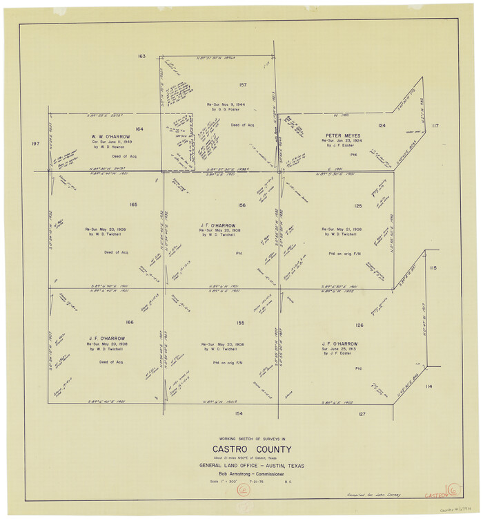 67901, Castro County Working Sketch 6, General Map Collection
