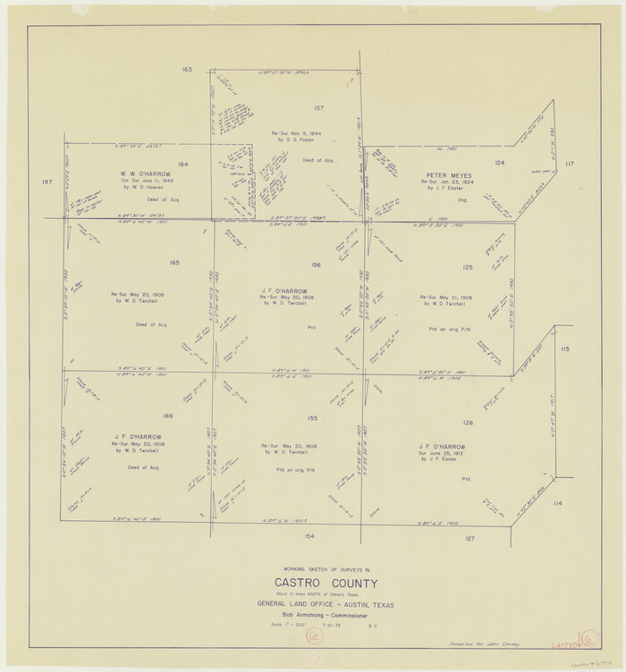 67901, Castro County Working Sketch 6, General Map Collection