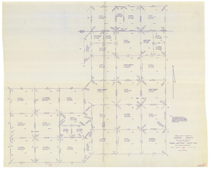 67902, Castro County Working Sketch 7, General Map Collection