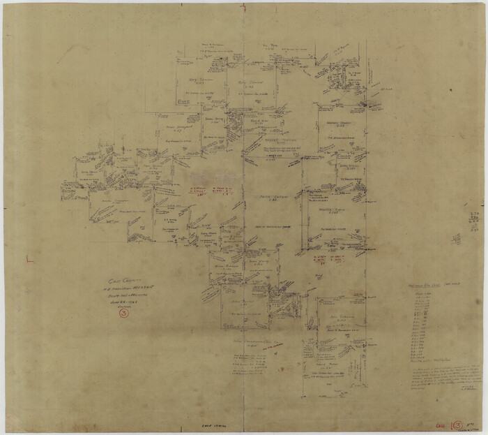 67906, Cass County Working Sketch 3, General Map Collection
