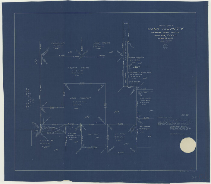 67912, Cass County Working Sketch 9, General Map Collection