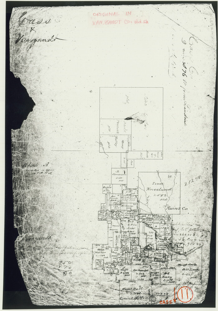 67914, Cass County Working Sketch 11, General Map Collection