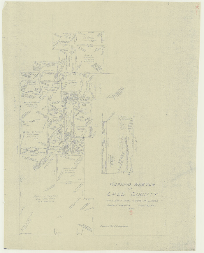 67919, Cass County Working Sketch 16, General Map Collection