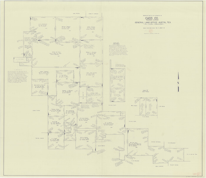 67920, Cass County Working Sketch 17, General Map Collection
