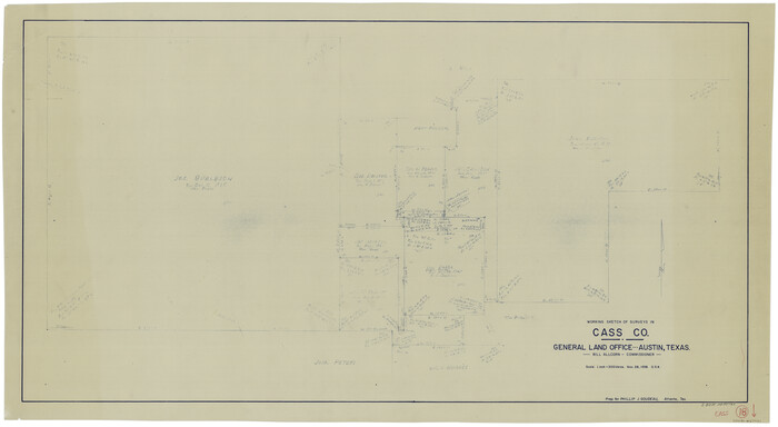 67921, Cass County Working Sketch 18, General Map Collection