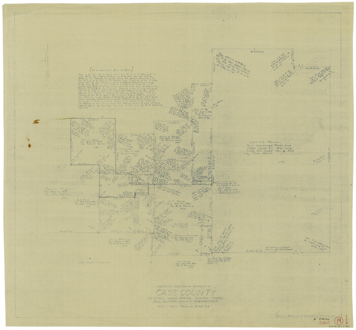 67922, Cass County Working Sketch 19, General Map Collection