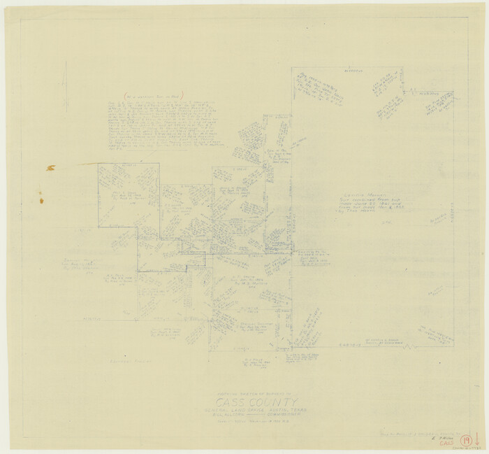 67922, Cass County Working Sketch 19, General Map Collection
