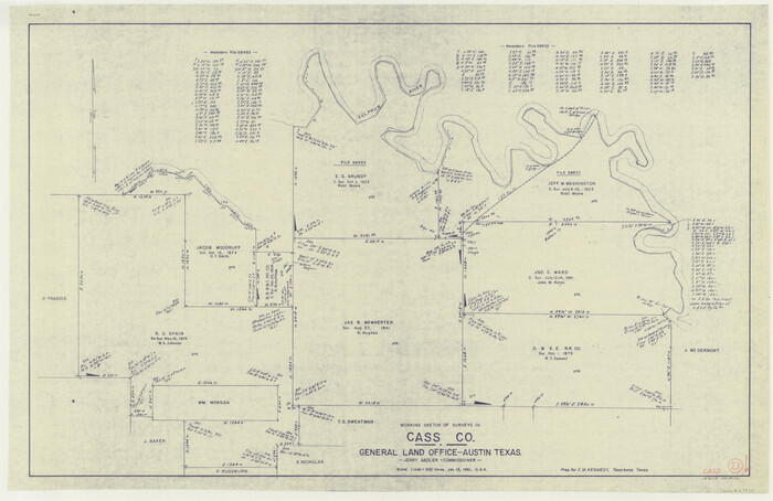 67924, Cass County Working Sketch 21, General Map Collection