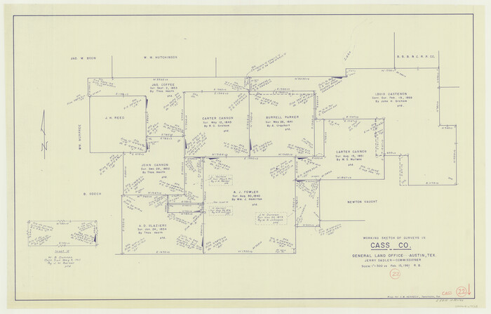 67925, Cass County Working Sketch 22, General Map Collection