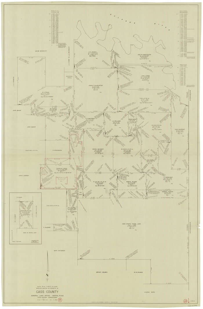 67926, Cass County Working Sketch 23, General Map Collection
