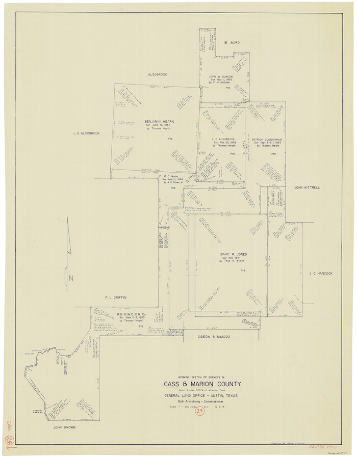 67927, Cass County Working Sketch 24, General Map Collection