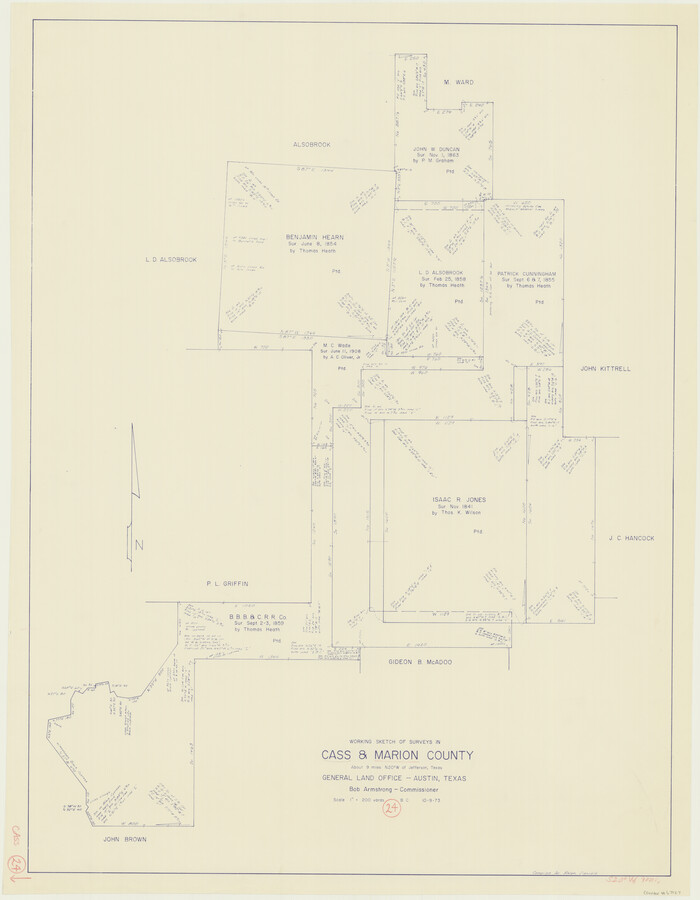 67927, Cass County Working Sketch 24, General Map Collection