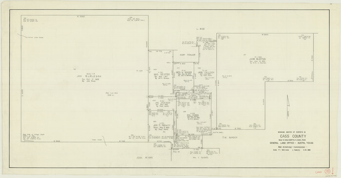 67938, Cass County Working Sketch 35, General Map Collection