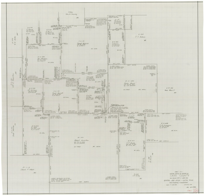 67939, Cass County Working Sketch 36, General Map Collection