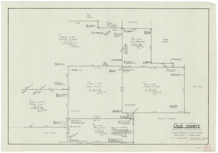 67947, Cass County Working Sketch 44, General Map Collection