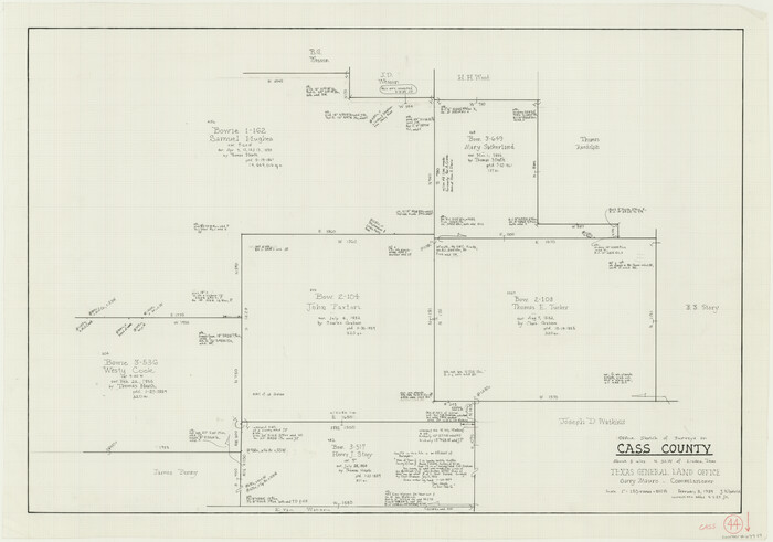67947, Cass County Working Sketch 44, General Map Collection