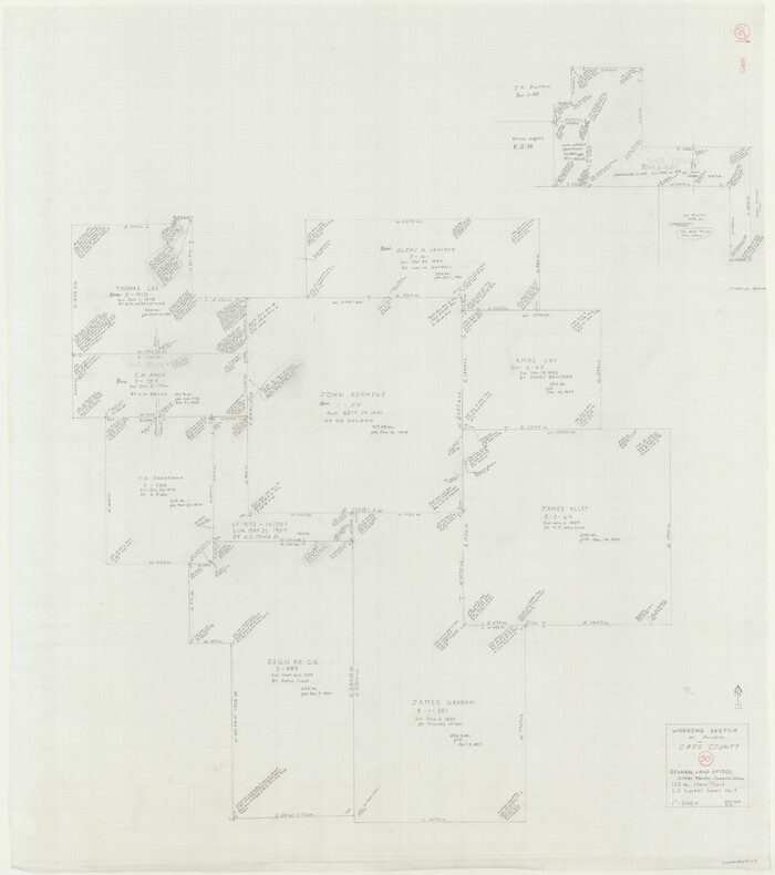 67953, Cass County Working Sketch 50, General Map Collection
