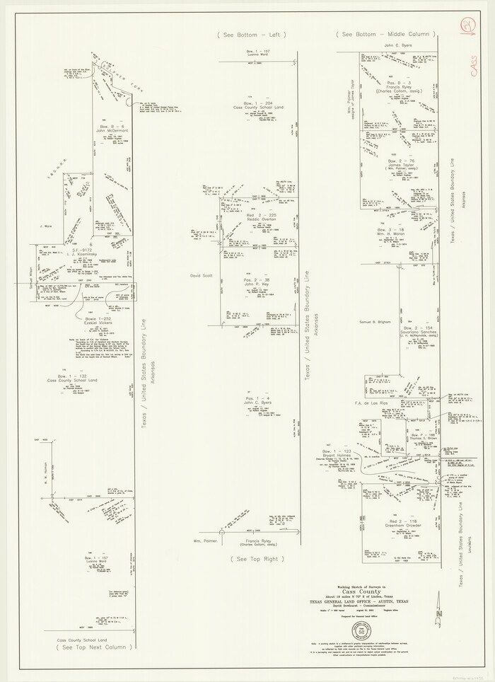 67955, Cass County Working Sketch 52, General Map Collection