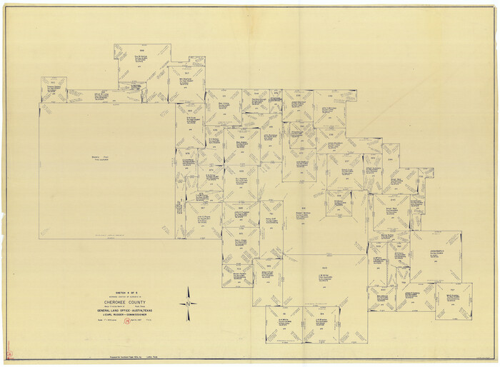 67969, Cherokee County Working Sketch 14, General Map Collection