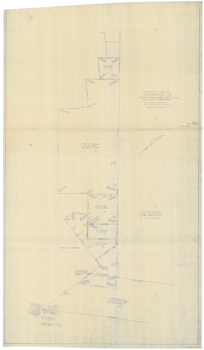 67973, Cherokee County Working Sketch 18, General Map Collection