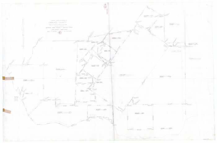 67976, Cherokee County Working Sketch 21, General Map Collection