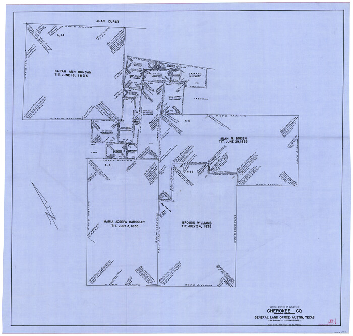 67978, Cherokee County Working Sketch 23, General Map Collection

