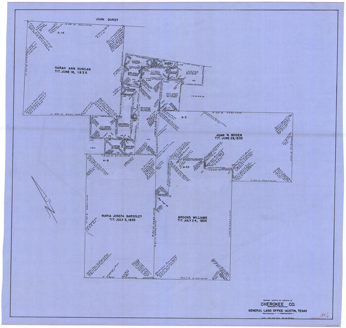 67978, Cherokee County Working Sketch 23, General Map Collection