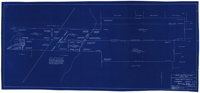 67991, Chambers County Working Sketch 8, General Map Collection
