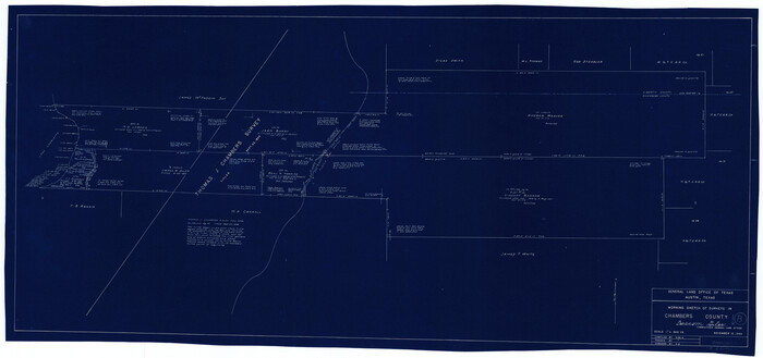 67991, Chambers County Working Sketch 8, General Map Collection