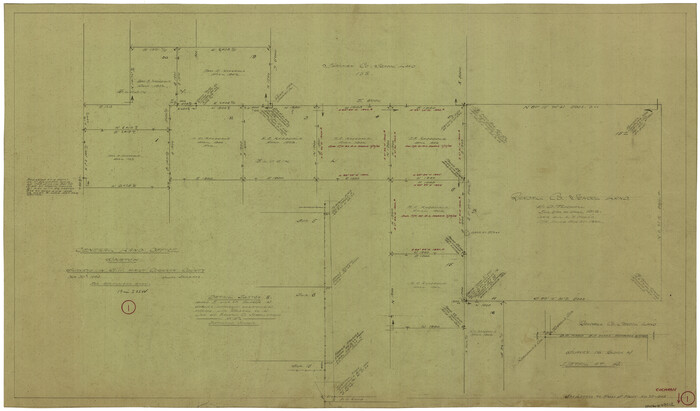 68012, Cochran County Working Sketch 1, General Map Collection
