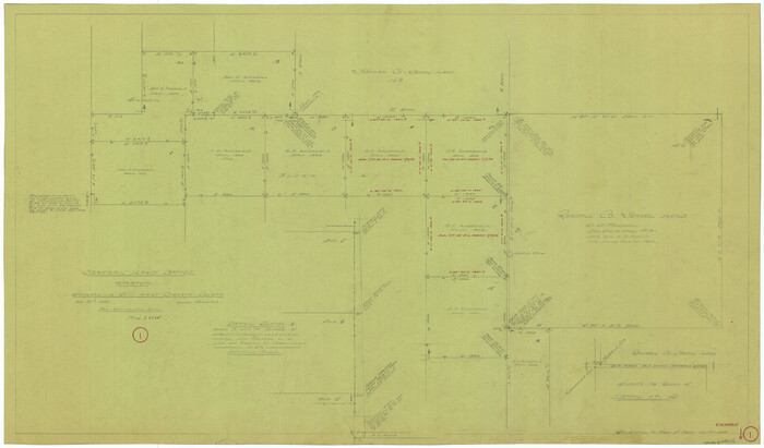 68012, Cochran County Working Sketch 1, General Map Collection