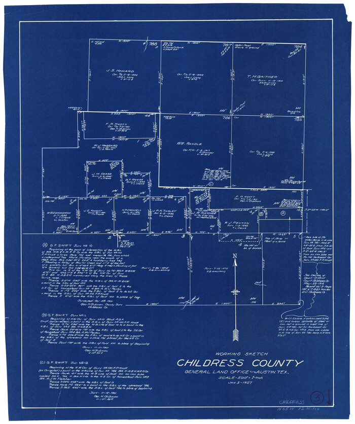 68019, Childress County Working Sketch 3, General Map Collection

