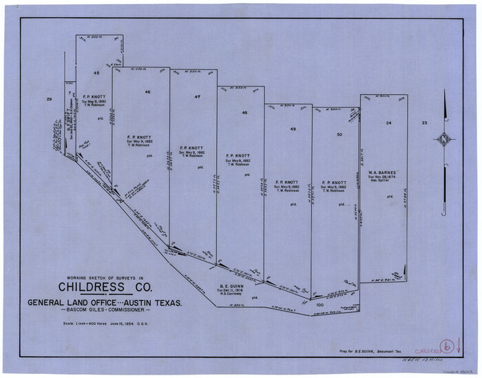 68022, Childress County Working Sketch 6, General Map Collection