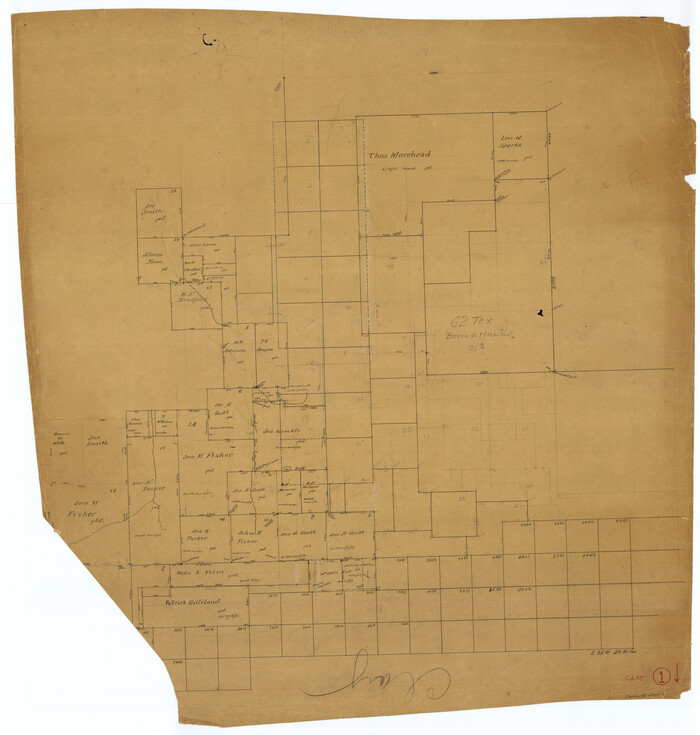68024, Clay County Working Sketch 1, General Map Collection