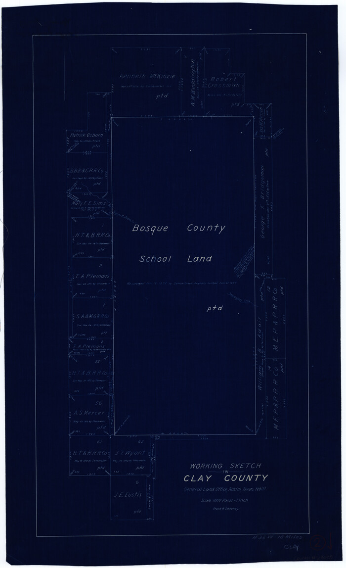 68025, Clay County Working Sketch 2, General Map Collection