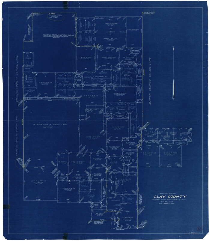 68028, Clay County Working Sketch 5, General Map Collection
