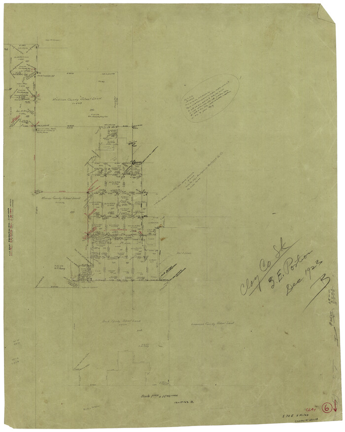 68029, Clay County Working Sketch 6, General Map Collection
