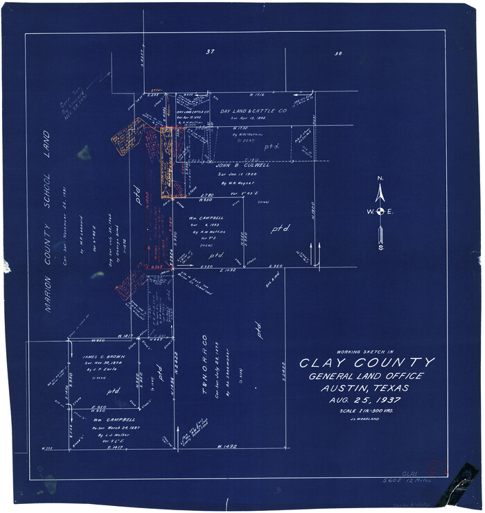 68031, Clay County Working Sketch 8, General Map Collection
