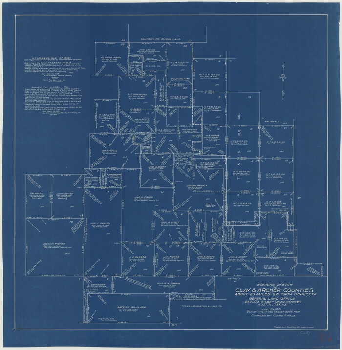 68034, Clay County Working Sketch 11, General Map Collection